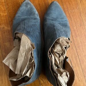 GUC Free People Royale Flat Navy Blue size EU38/US8